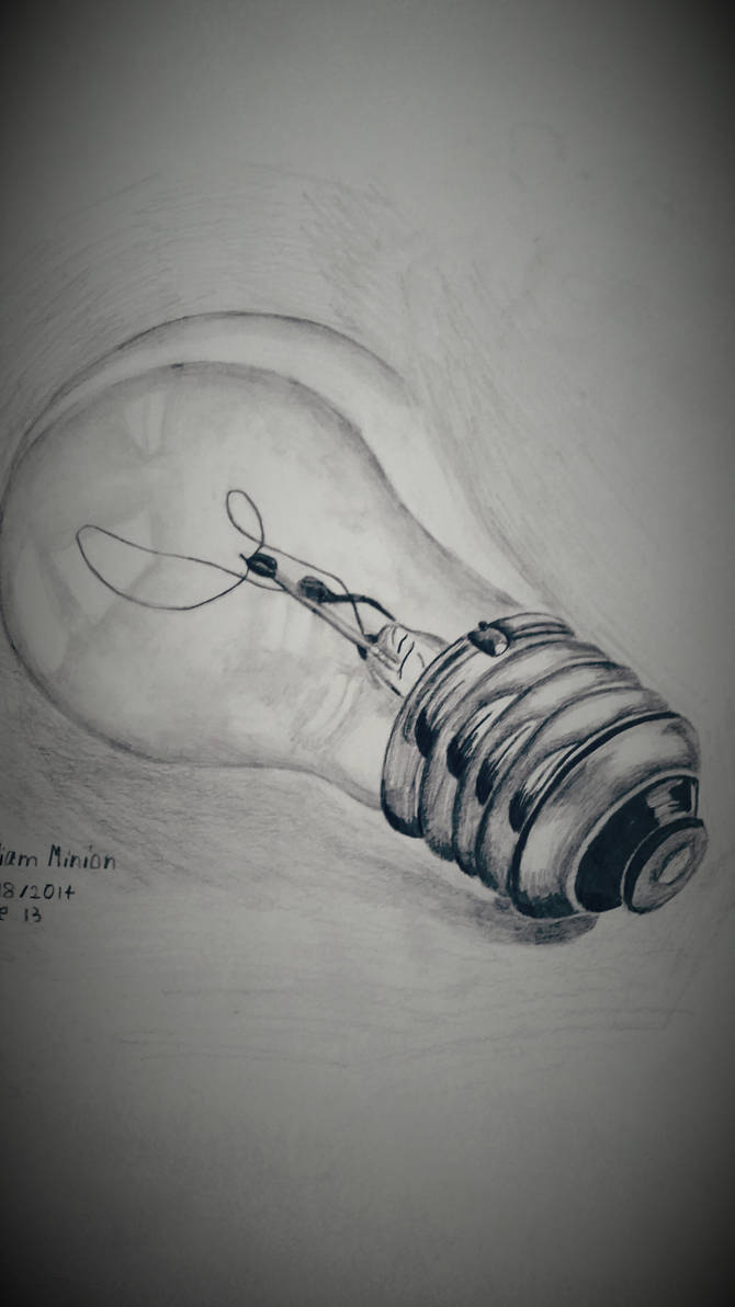 670x1192 Light Bulb Pencil Drawing - Light Bulb Pencil Drawing