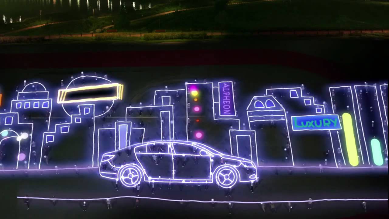 1280x720 Huge Light Drawing Viral Video - Light Drawing