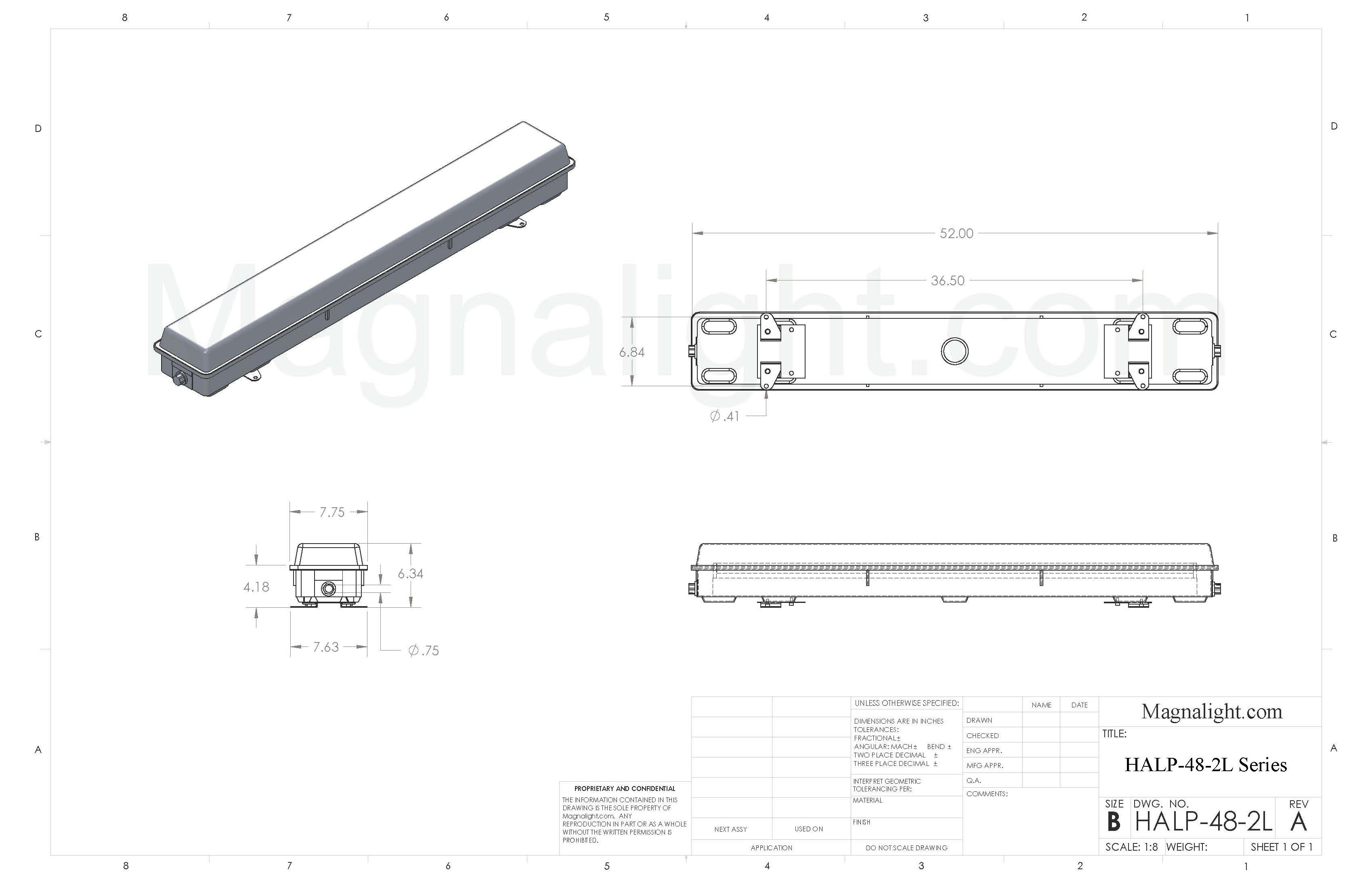 3398x2198 Larson Electronics Magnalight Releases Explosion Proof Led Light - Light Fixture Drawing