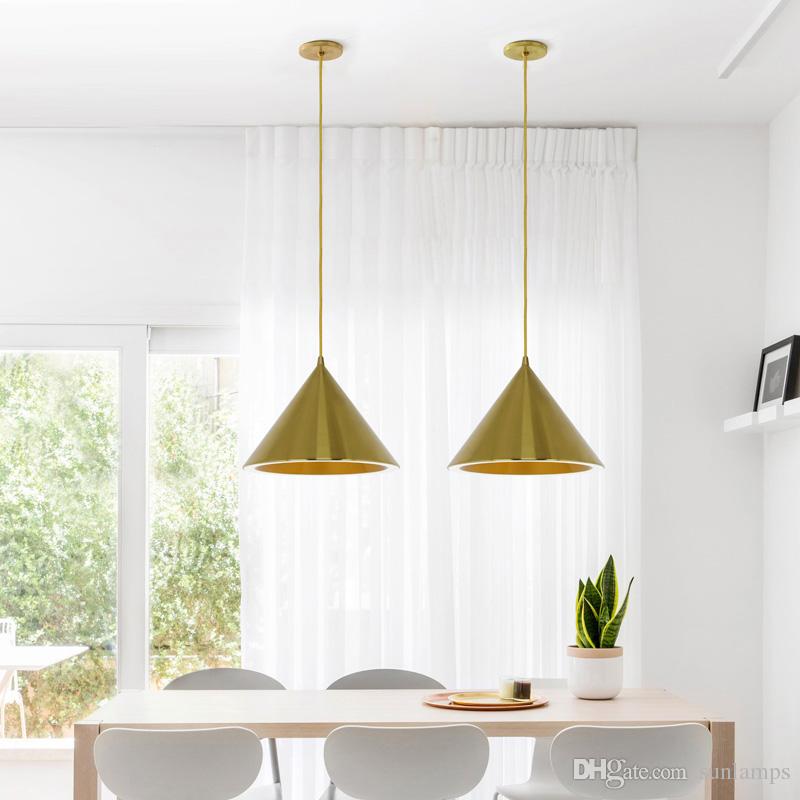 800x800 Modern Nordic Restaurant Pendant Lights Drawing Brass Gold - Light Fixture Drawing