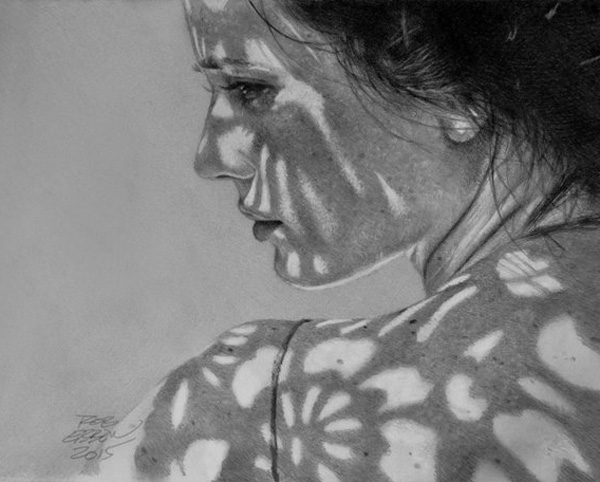 600x482 Amazing Pencil Drawings - Light Pencil Drawing