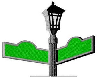 340x270 Lamp Post Drawing Etsy - Light Post Drawing