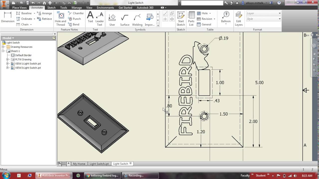 1280x720 Light Switch Pltw Drawing - Light Switch Drawing