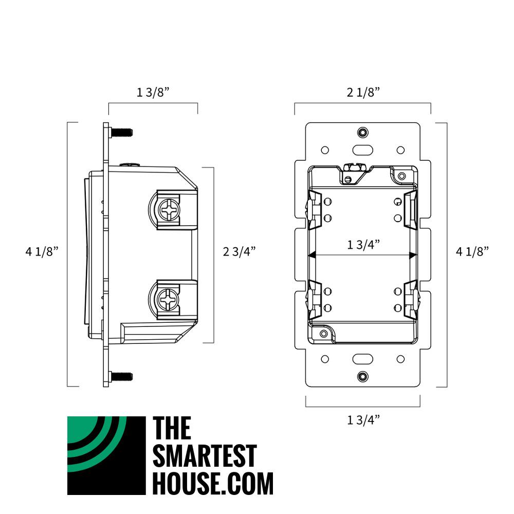 1000x1000 Zooz Z Wave Plus On Off Light Switch Ver - Light Switch Drawing