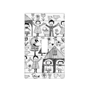 307x307 Drawing Nursery Wall Plates Light Switch Covers Zazzle - Light Switch Drawing