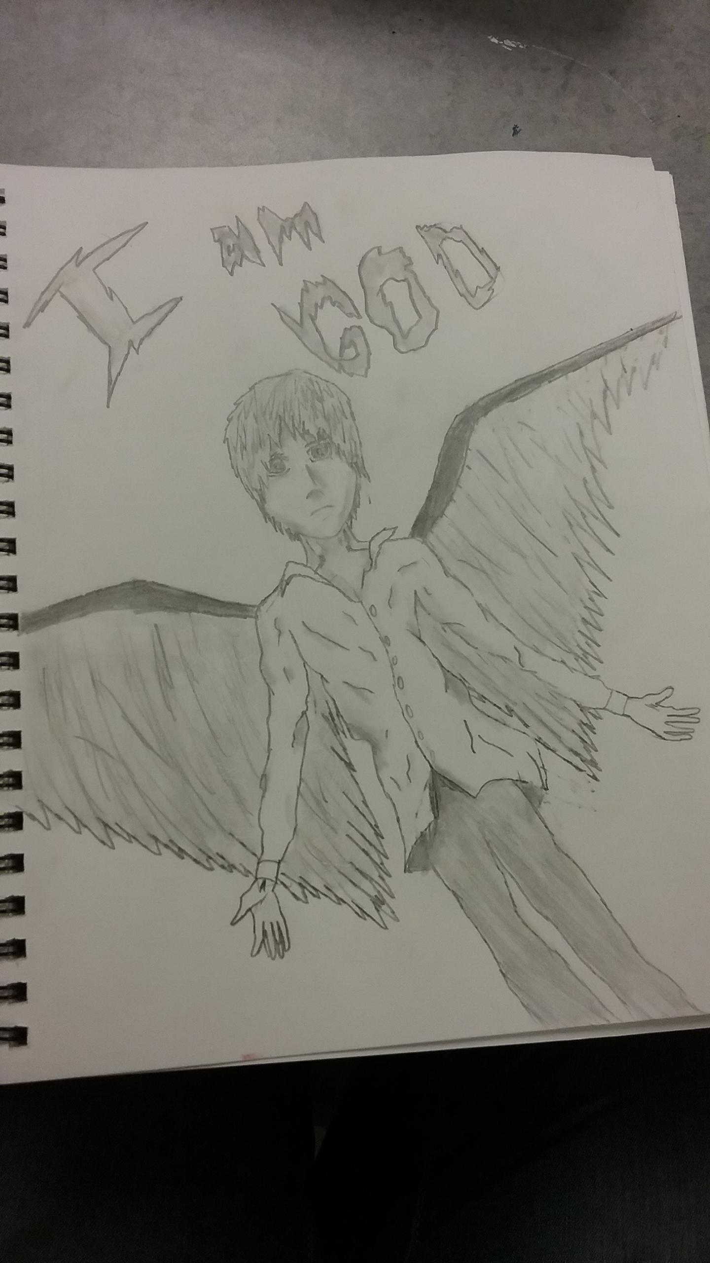 1440x2560 I Tried To Draw Light Yagami Free Hand Deathnote - Light Yagami Drawing