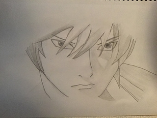 320x240 A Drawing Of Light Yagami From Deathnote - Light Yagami Drawing