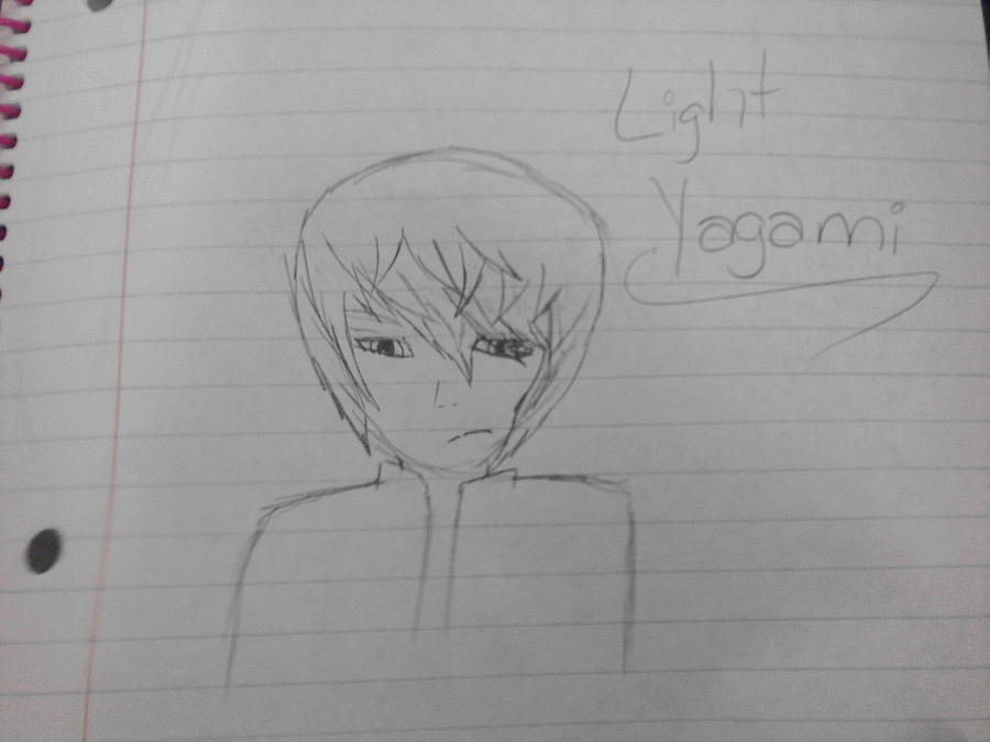900x675 My Drawing Of Light Yagami Drawing - Light Yagami Drawing