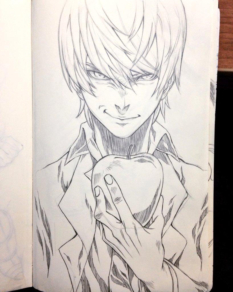 Light Yagami Drawing at Explore collection of