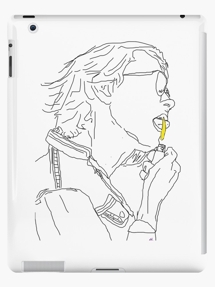 750x1000 river phoenix tumblr lighter outline ipad cases skins - Lighter Drawing