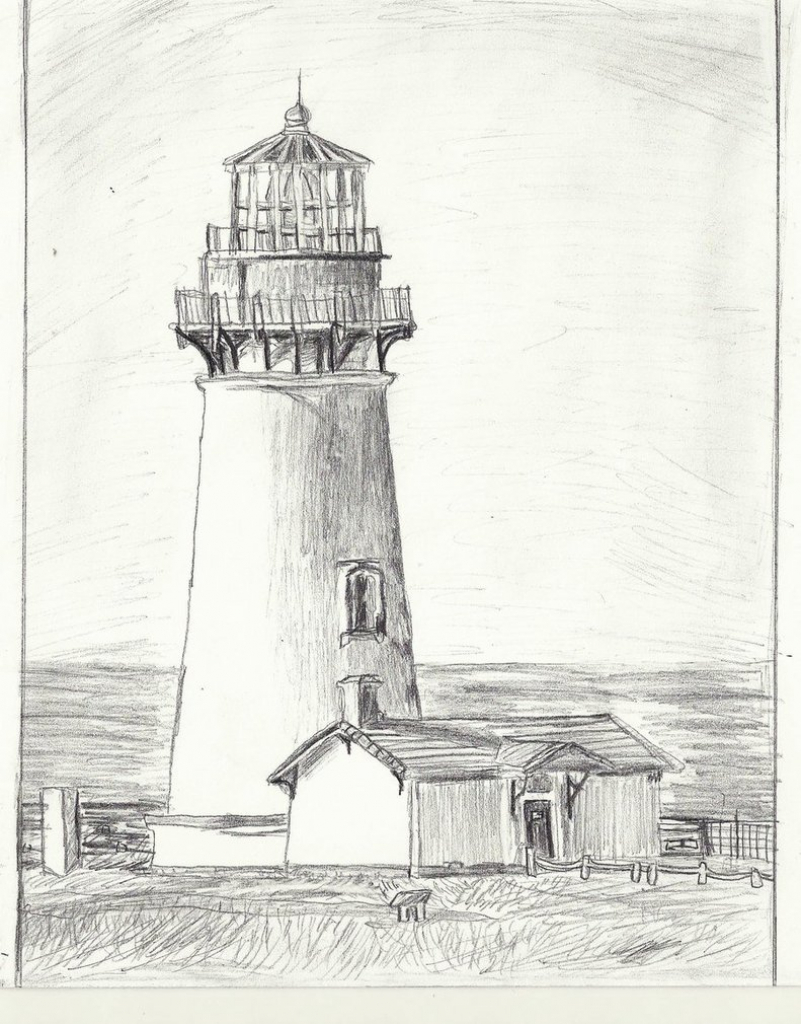 Lighthouse Drawing Easy at Explore collection of