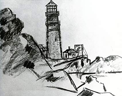 425x336 Aenx Marsden Hartley - Lighthouse Drawing Images