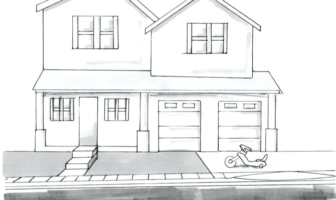 670x400 House Drawing Pics Simple House Drawing Ant Lighthouse Drawing - Lighthouse Drawing Simple