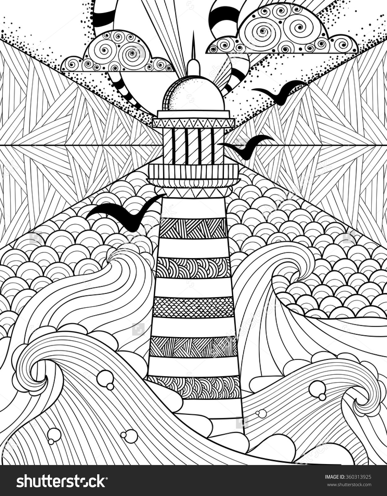 1250x1600 How To Draw A Lighthouse Best Simple Lighthouse Drawing - Lighthouse Drawing Simple