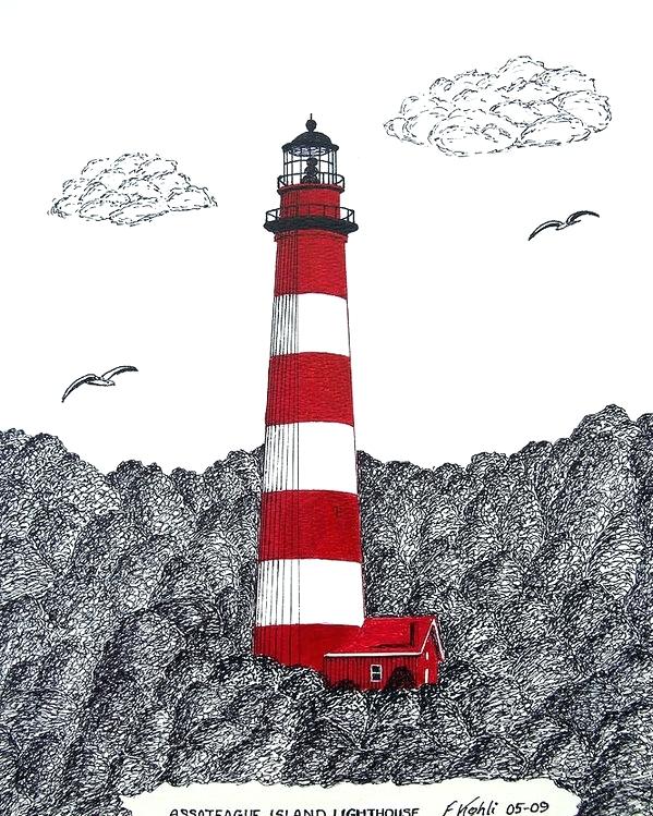 599x749 Drawing Of Lighthouse Neednumbers - Lighthouse Drawing Simple