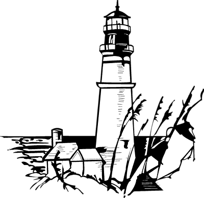 400x389 Collection Of Free Lighthouse Drawing Download On Ui Ex - Lighthouse Drawing Simple