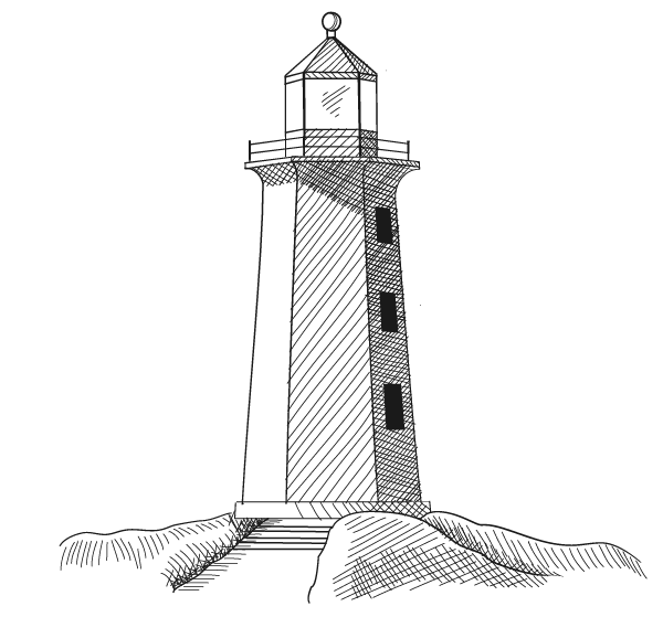 Lighthouse Svg, Lighthouse Art, Beach Nautical, Lighthouse Silhouette ...