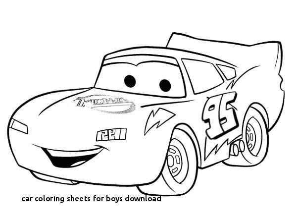 600x450 lightning mcqueen coloring pages new car coloring sheets for boys - Lighting Mcqueen Drawing
