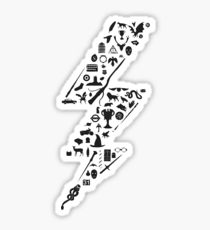 210x230 lightning bolt drawing stickers redbubble - Lightning Bolt Drawing