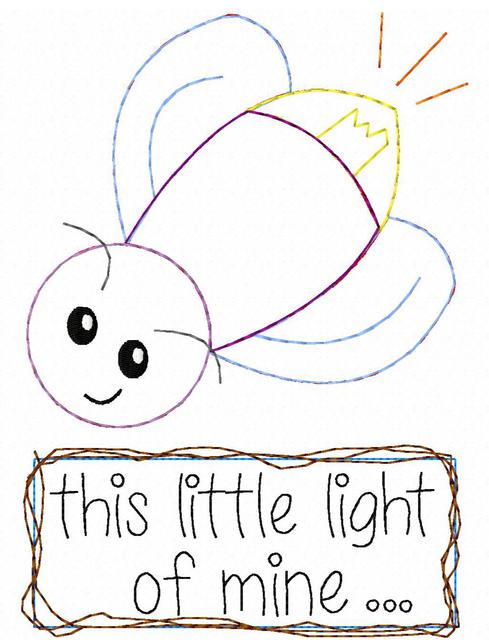 489x640 this little light of mine lightning bug shabby chic - Lightning Bug Drawing