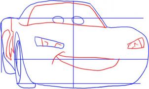 302x182 How To Draw How To Draw Cars Lightning Mcqueen - Lightning Mcqueen Drawing
