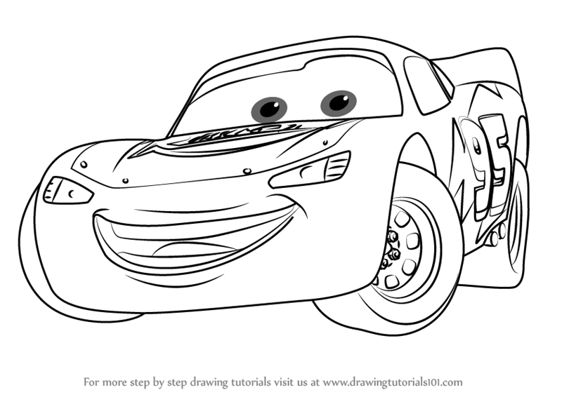 Lightning Mcqueen Drawing at PaintingValley.com | Explore collection of ...