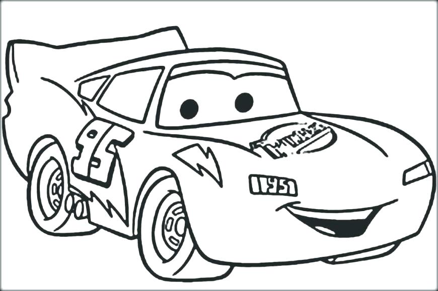 Lightning Mcqueen Line Drawing at PaintingValley.com | Explore ...