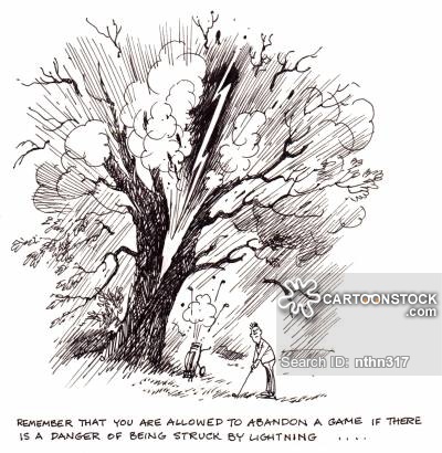 400x410 Lightning Strike Cartoons And Comics - Lightning Strike Drawing