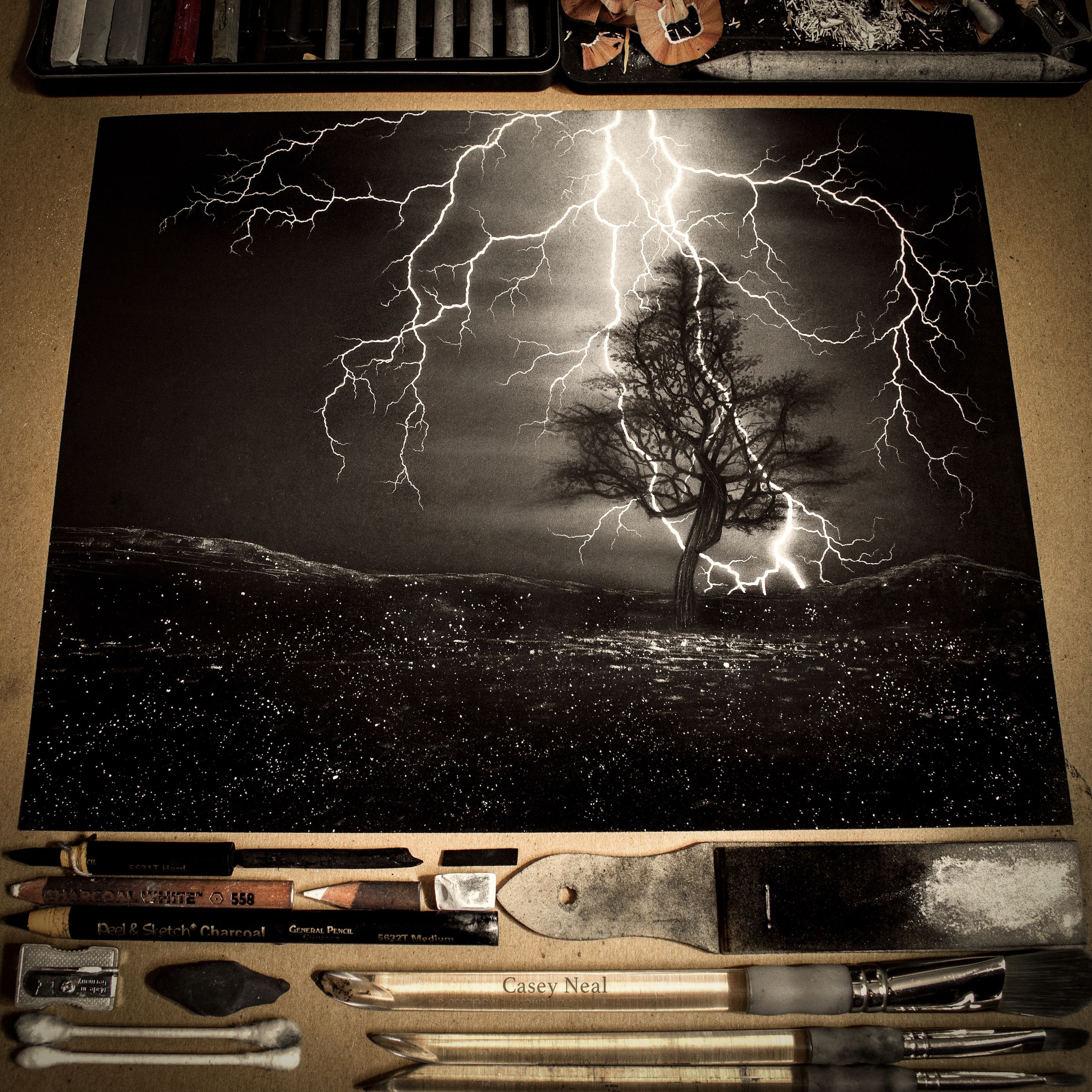 Lightning Strike Drawing at Explore collection of