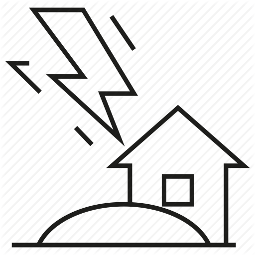 512x512 Bolt, Catastrophe, Disaster, Lightning, Strike, Thunderbolt - Lightning Strike Drawing