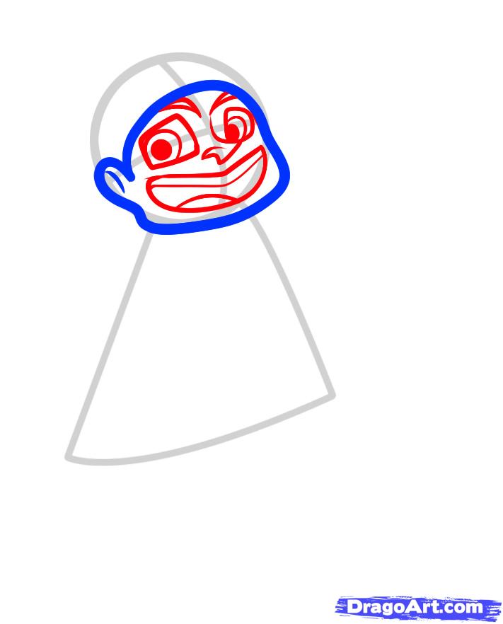 711x882 Step How To Draw Lil Rob, Wild Grinders - Lil Rob Drawings