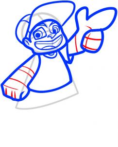 243x302 Drawing Printout How To Draw Lil Rob, Wild Grinders - Lil Rob Drawings