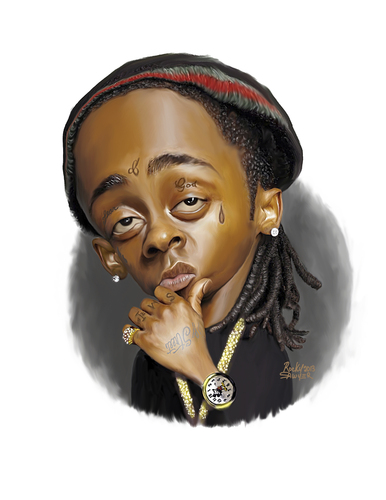 386x500 Lil Wayne - Lil Wayne Cartoon Drawing