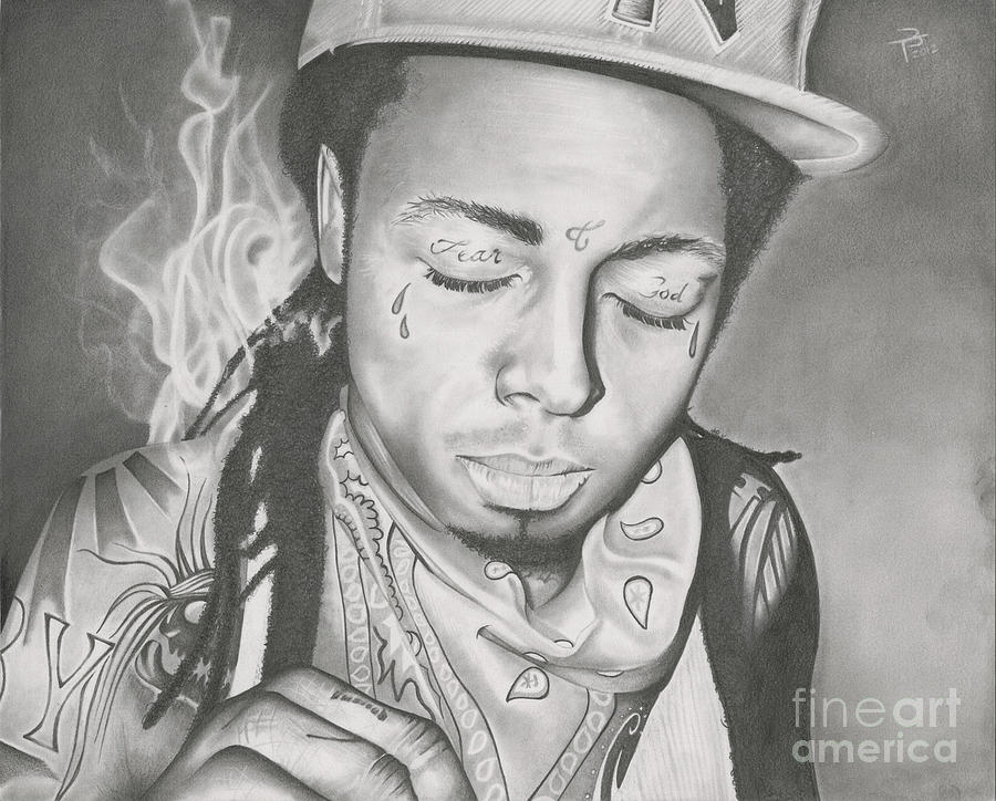 900x724 Lil Wayne Drawing - Lil Wayne Drawing