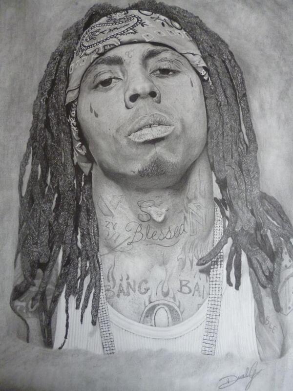600x800 Lil Wayne Weezy F On Twitter To All My European Fans, I Kant - Lil Wayne Drawing