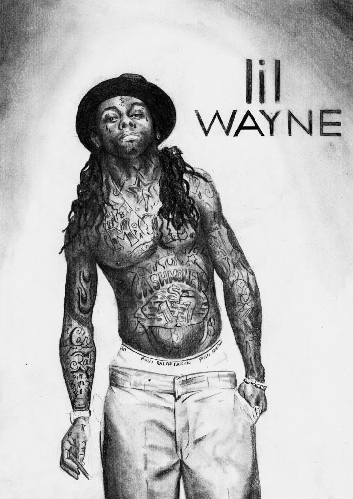 724x1024 Lil Wayne Drawing, Not - Lil Wayne Drawing