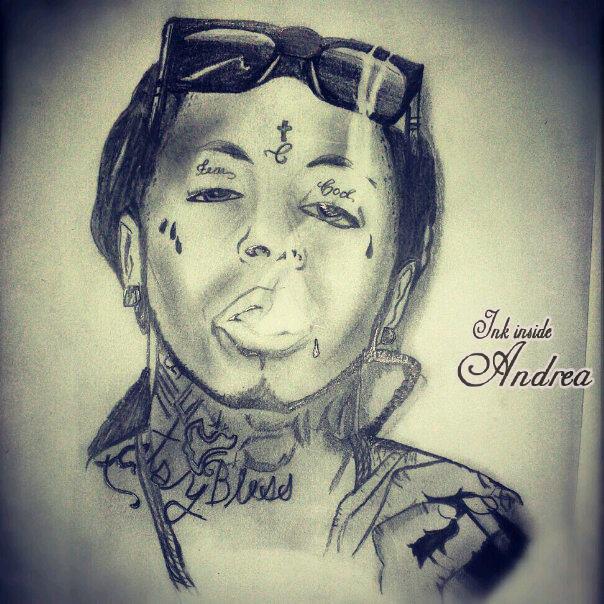 604x604 Lil Wayne Artmemoirarticles - Lil Wayne Drawing