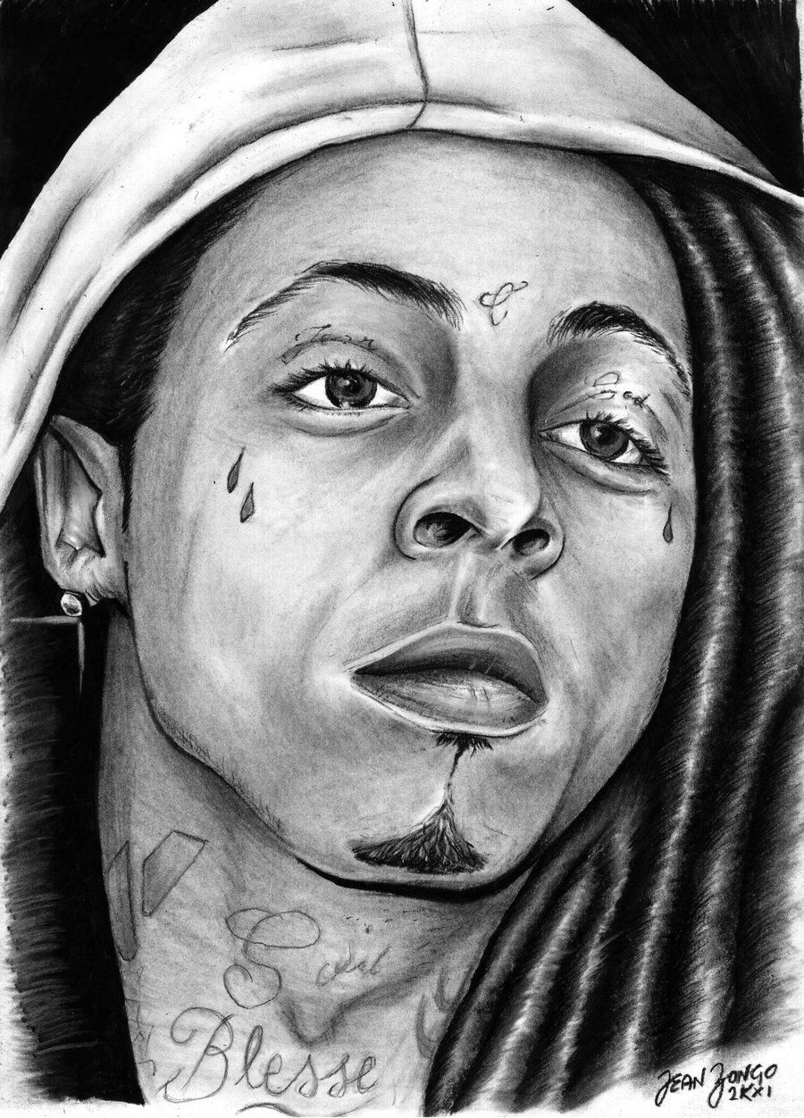 900x1252 Lil Wayne Drawings - Lil Wayne Drawing
