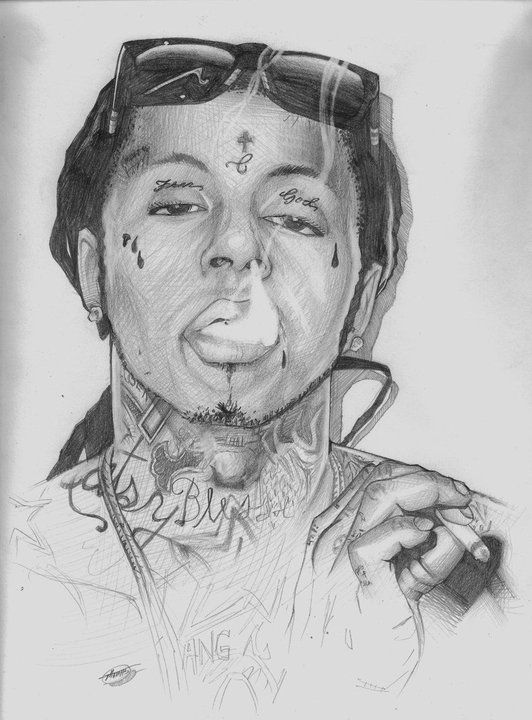532x720 Lil Wayne Drawings Lil Wayne Drawing - Lil Wayne Drawing