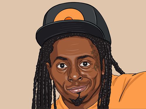 500x375 How To Draw Lil Wayne Steps - Lil Wayne Drawing