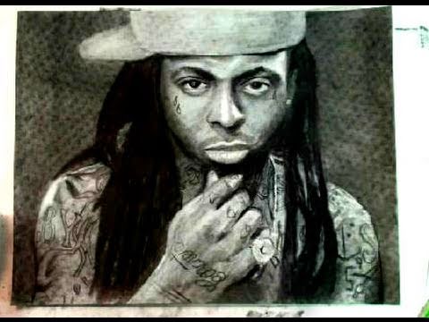 480x360 How To Draw Rapper Lil Wayne Step - Lil Wayne Drawing