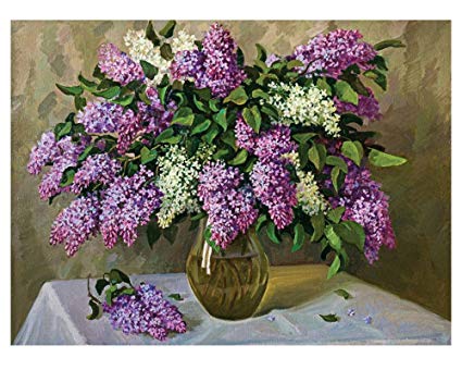 425x340 Katosca Paint - Lilac Flower Drawing