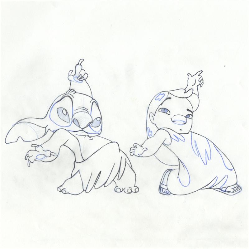 800x799 Disney Lilo And Stitch Animation Drawing - Lilo And Stitch Drawing