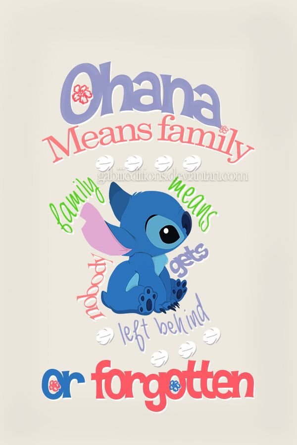 600x900 ohana means family cute for those who can't be there disney - Lilo And Stitch Drawing Ohana