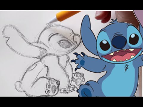 480x360 how to draw stitch from disney's lilo and stitch - Lilo Stitch Drawing