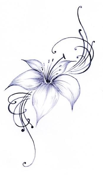 349x600 bildergebnis tattoo lilie tattoos tattoos, lillies tattoo - Lily Flower Tattoo Drawing
