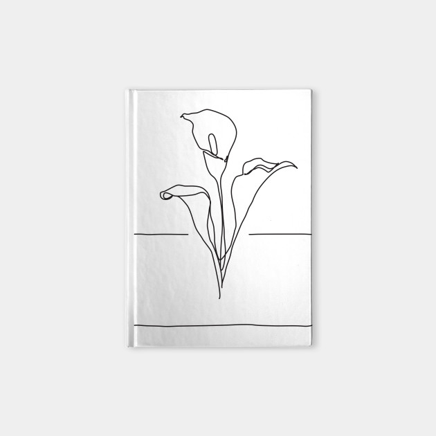 630x630 Lily Flowers Line Drawing - Lily Line Drawing