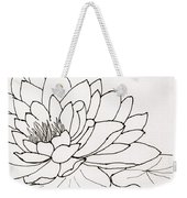 170x180 Water Lily Line Drawing Poster - Lily Line Drawing