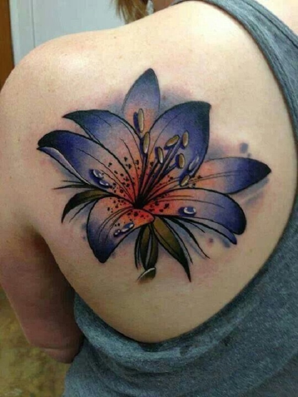 600x800 Awesome Lily Tattoo Designs Art And Design - Lily Tattoo Drawing
