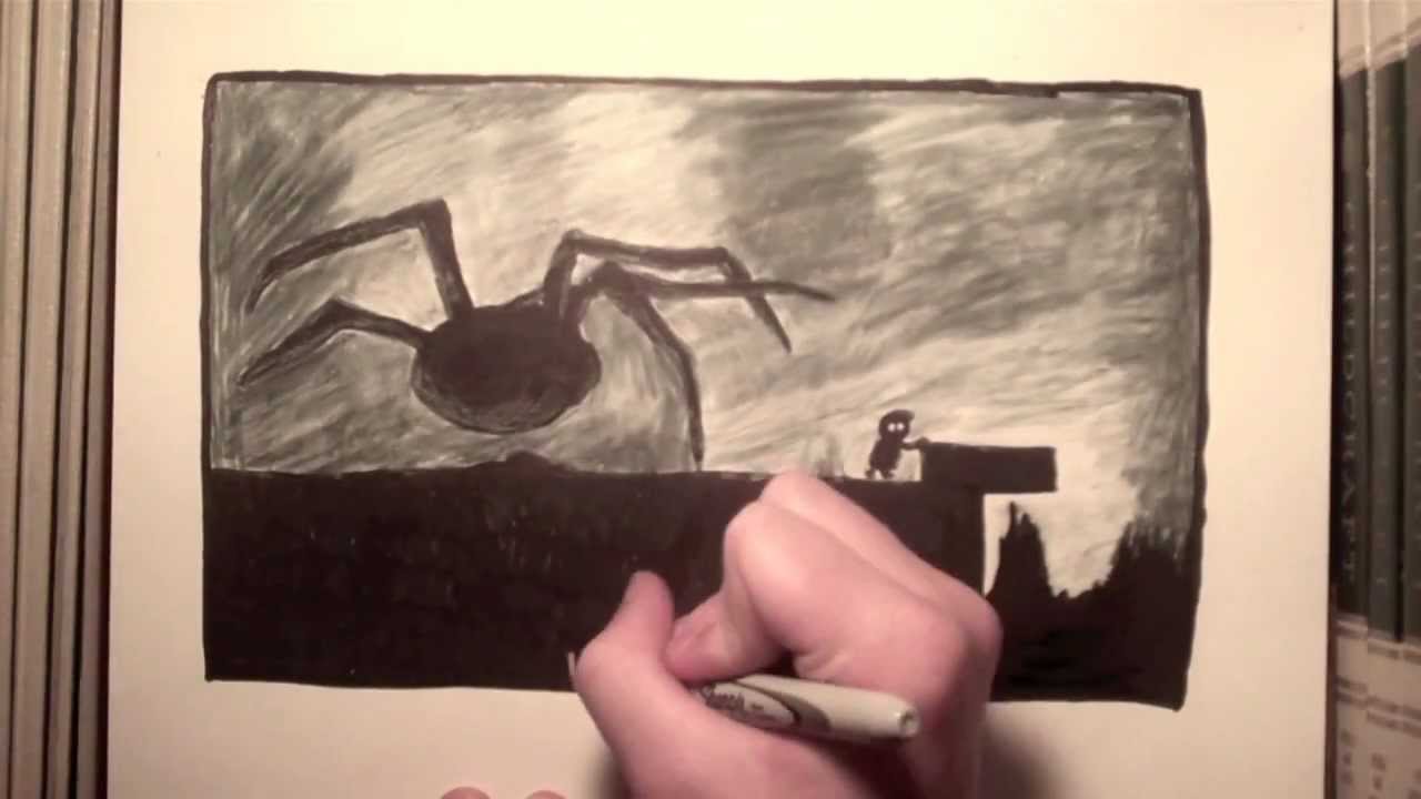 1280x720 Limbo Spider Drawing - Limbo Drawing